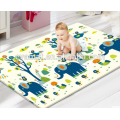 2016 hot sales and new design child game double side PU material baby play crawling mat, washable play mat made in China